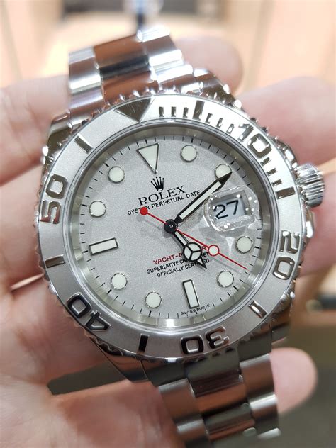 ladies platinum rolex yacht master|rolex yacht master platinum bezel price.